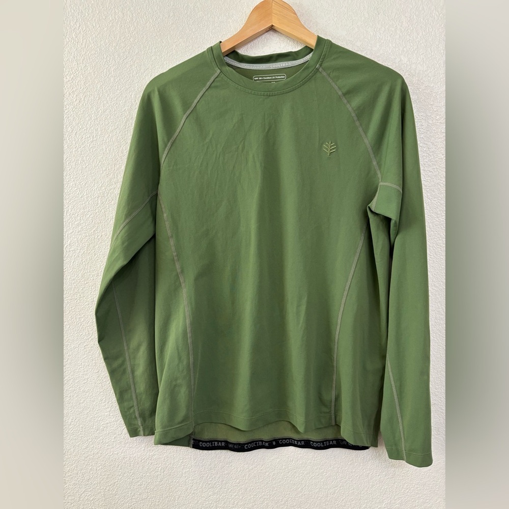 Coolibar Olive swim Long Sleeve Tee